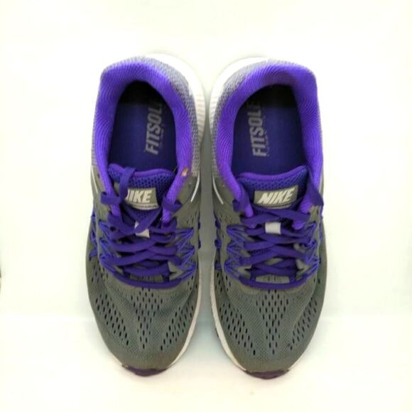 Nike Zoom Winflo 3 Running Sneakers Shoes Women's Size 6 Purple Grey Nike Colorf - Picture 7 of 9